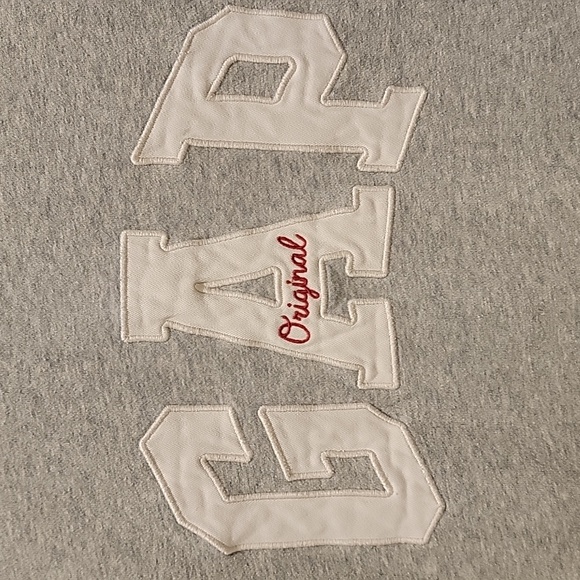 GAP Original Vintage Grey Crewneck Sweatshirt Size Small - Picture 2 of 6